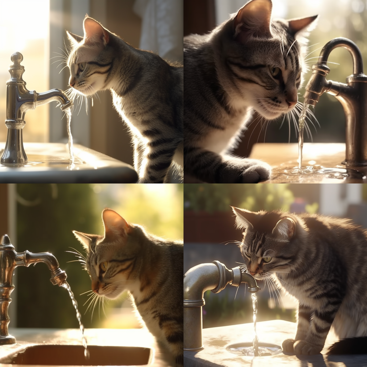 Senwater_a_cute_cat_drinking_water_from_faucet_sunny_4K_f55b11aa-1252-457e-9816-cb909740d6f0