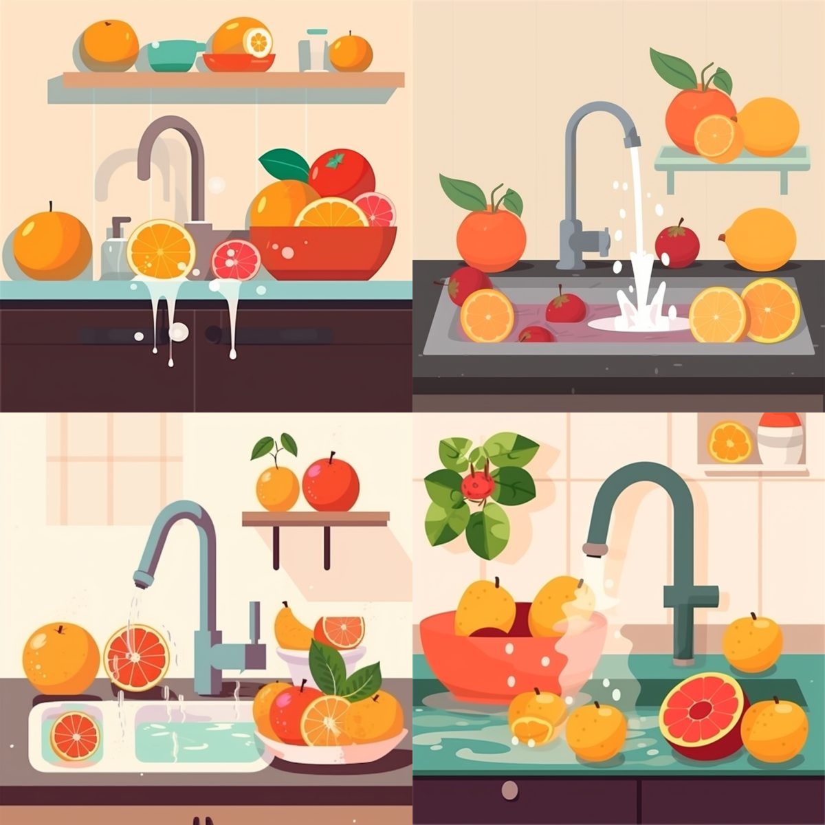 Senwater_washing_orange_American_kitchen_water_from_faucet_appl_520944b7-9cea-4d3f-9cb6-afd9b1193c54