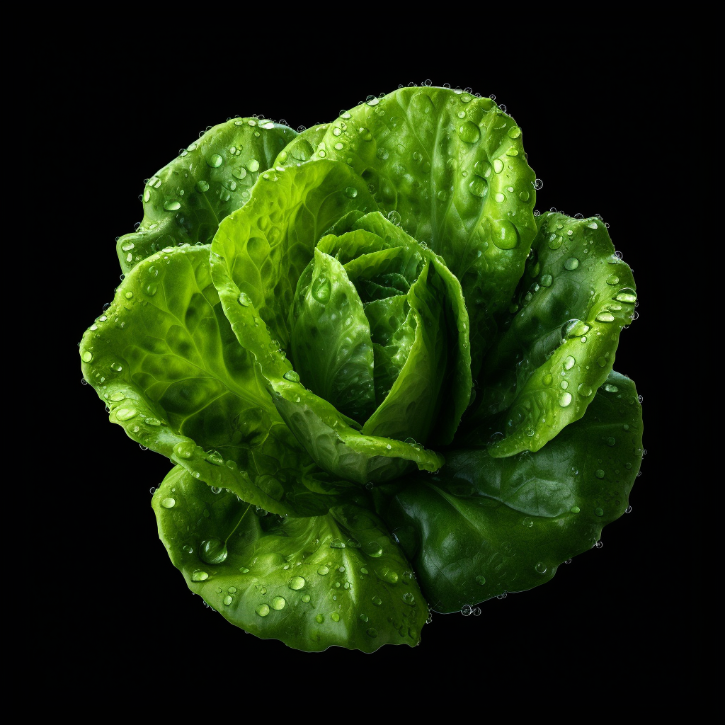 mucha_lettuce_with_drops_of_water_hyper_realistic_photographic__aedee213-716e-45fe-8748-3a8aaf21b352